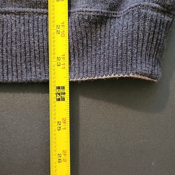 Vintage Work n’ Sport Blue Half Zip Sweatshirt Men’s Large Unisex Pullover - Picture 8 of 10